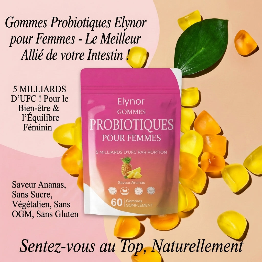Elynor Gummies Probiotiques – Équilibre Intime