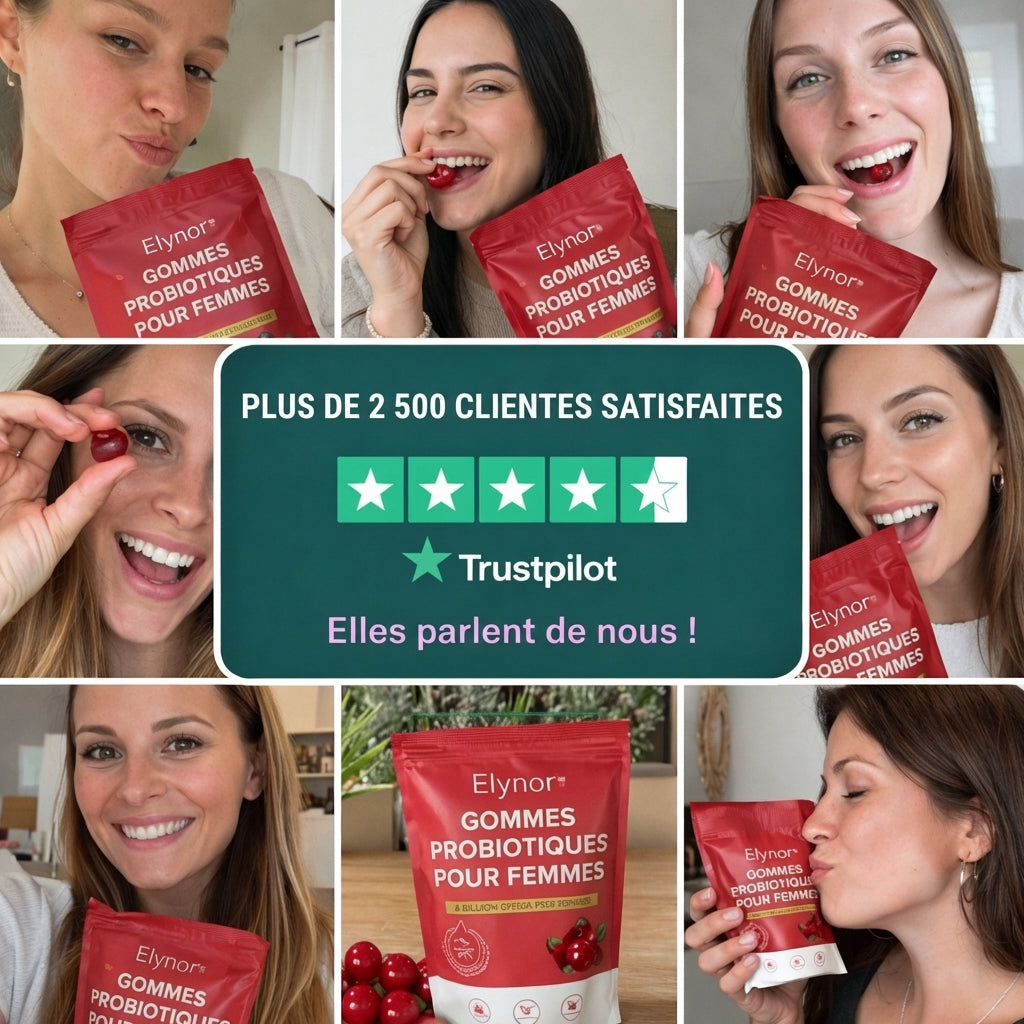 Elynor Gummies Probiotiques – Équilibre Intime