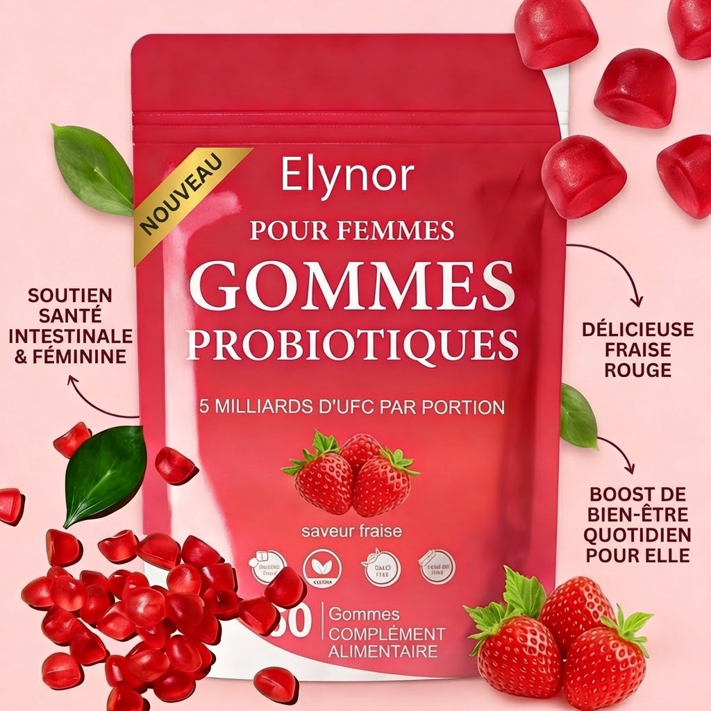 Elynor Gummies Probiotiques – Équilibre Intime